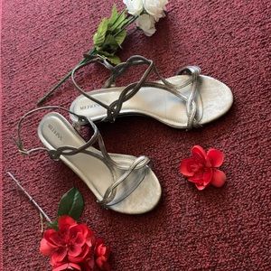 Merona silver sandals